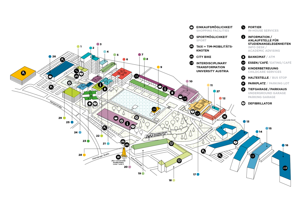 JKU Campusplan gesamt