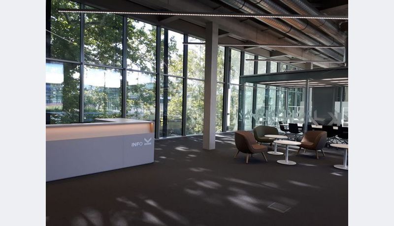 Blick nach Osten Richtung Unicenter